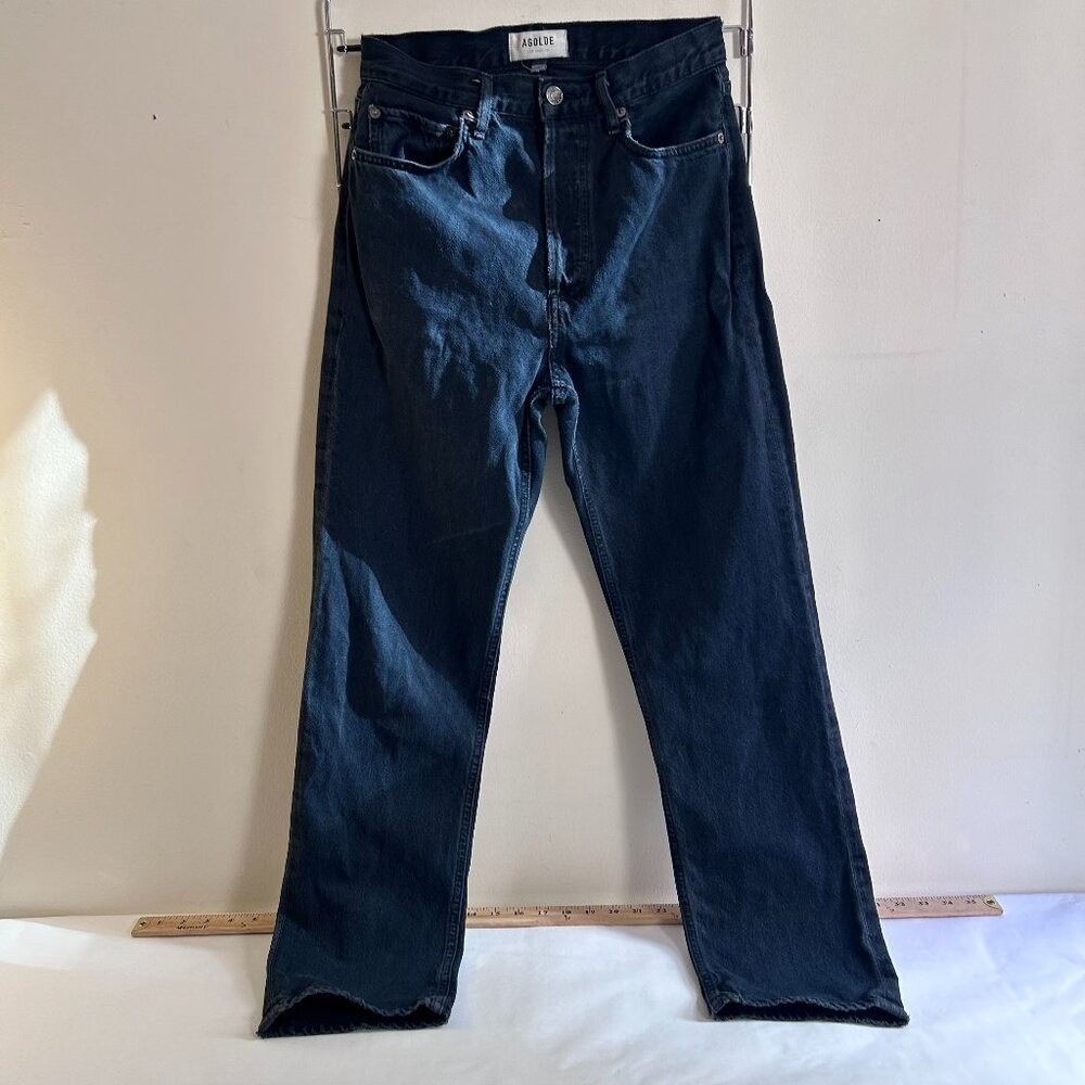 AGOLDE 90s Pinch Waist Straight Leg Jeans Black 26
